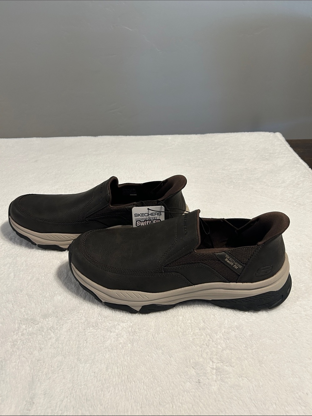 Skechers Men’s hands free swift fit Izaiah slip on Sneakers loafers SZ 11 - Picture 6 of 12